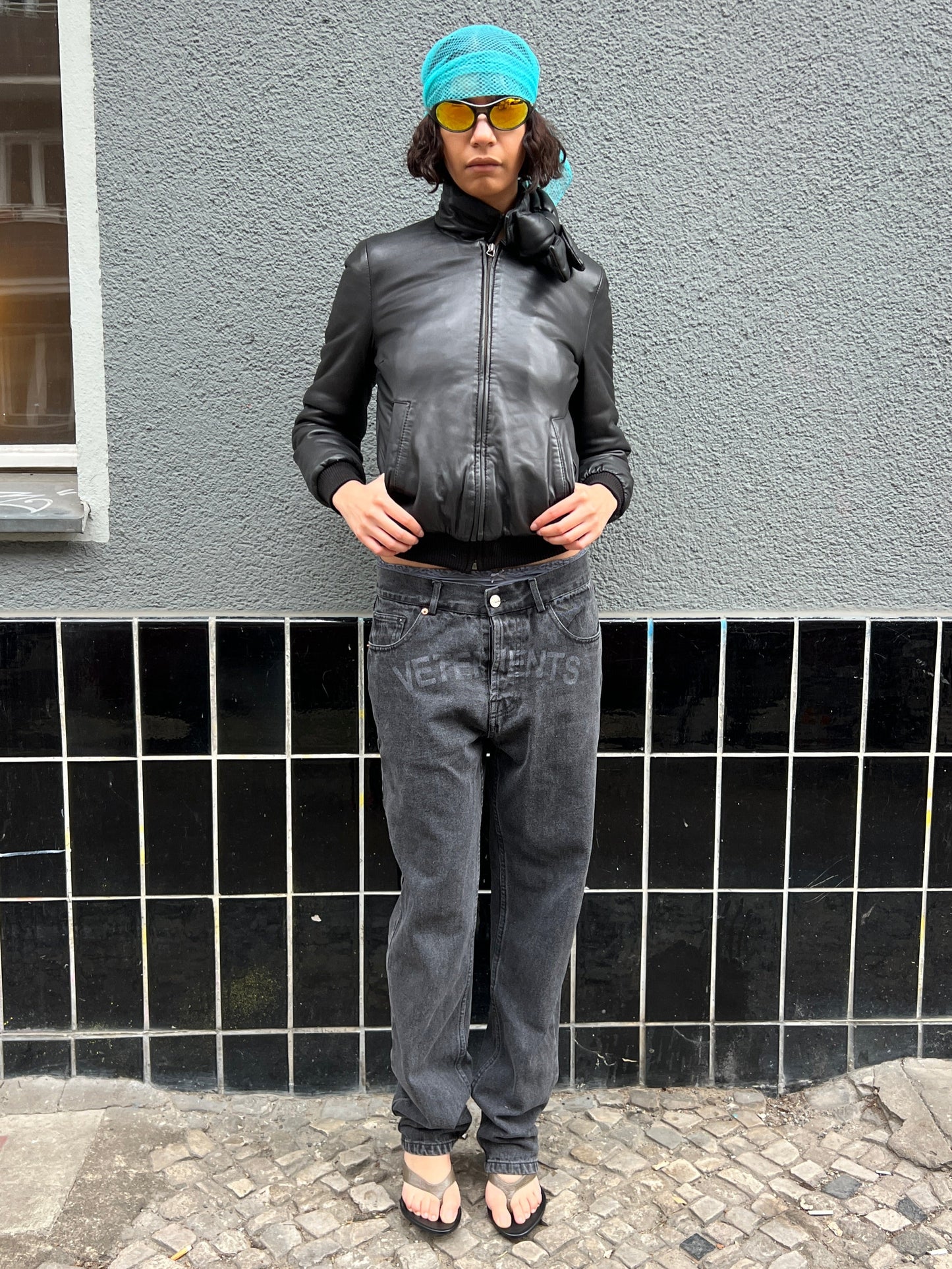 VETEMENTS by demna gvasalia logo denims