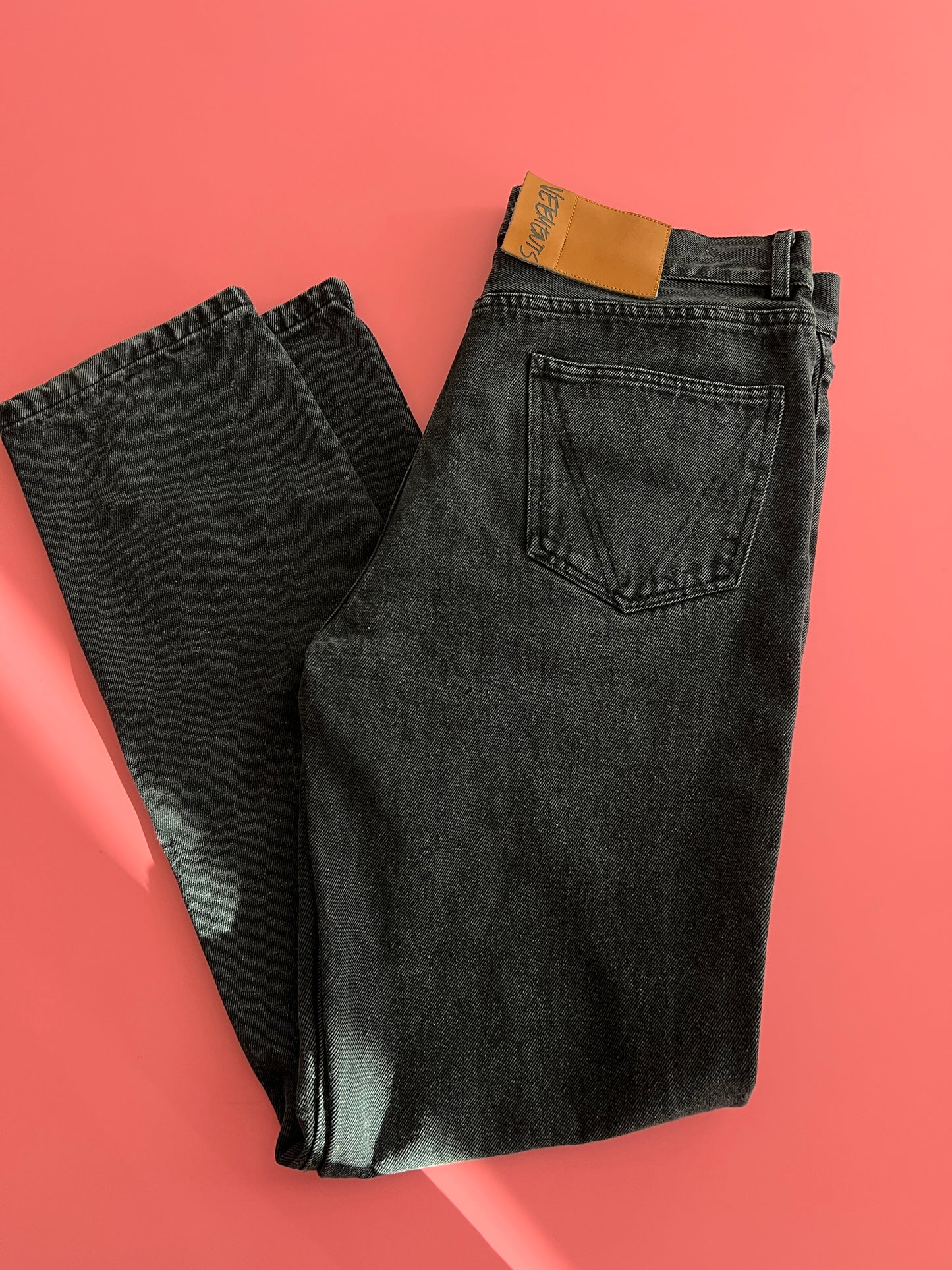 VETEMENTS by demna gvasalia logo denims