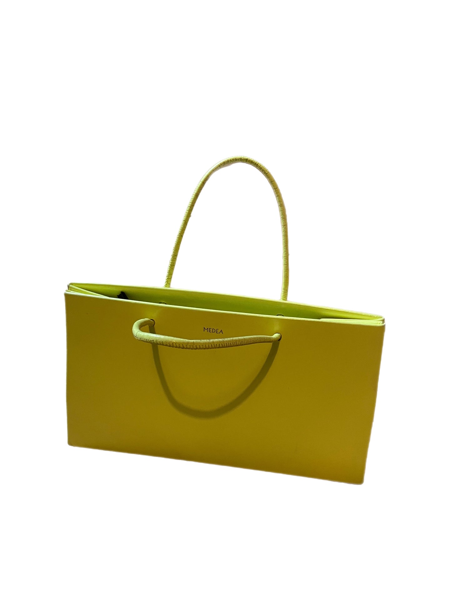 MEDEA lime colored signature bag