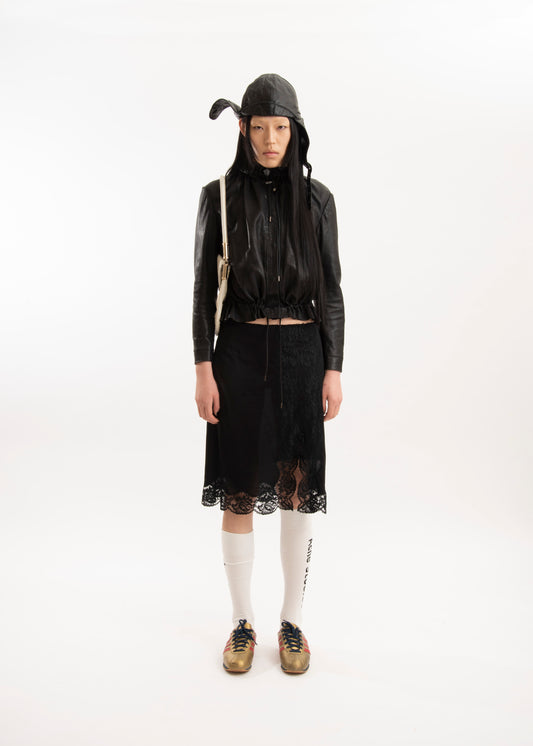 MAJE leather bomber