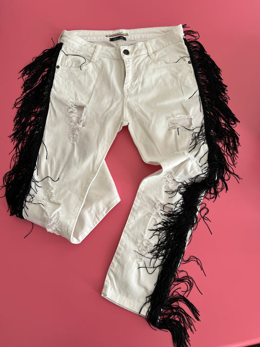 FRINGE DENIM