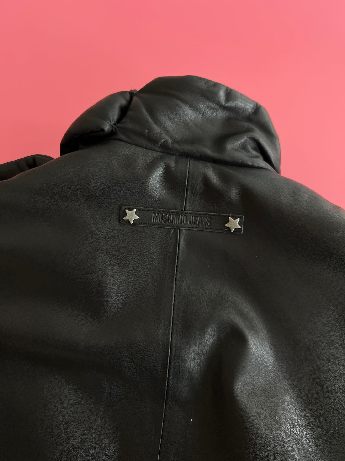 MOSCHINO jeans nappa jacket