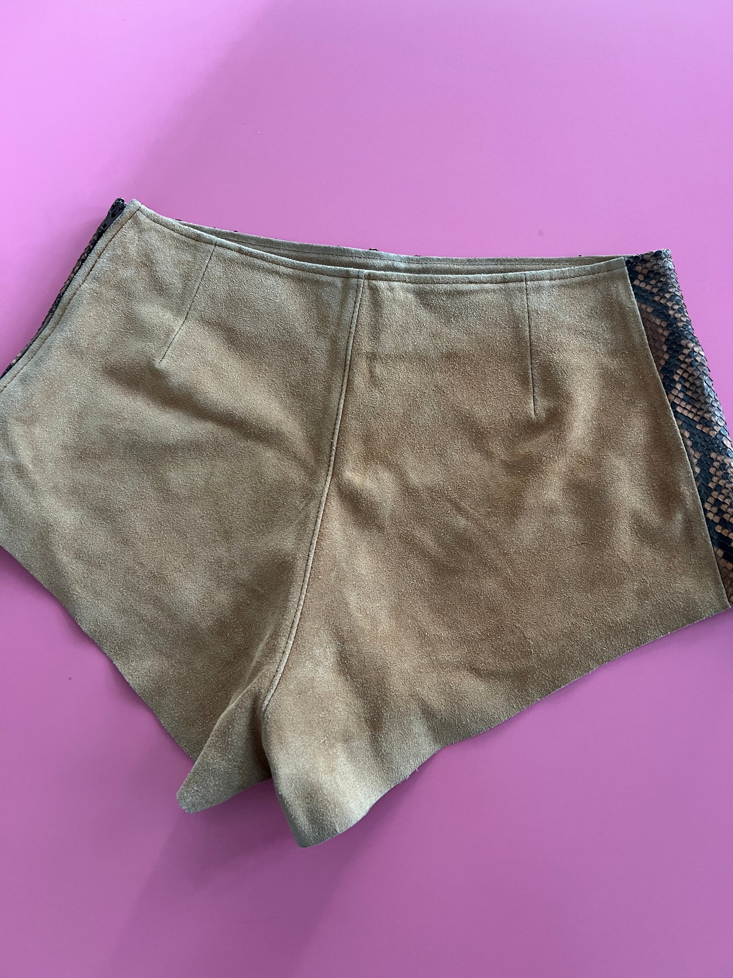 PYTHON mini shorts.