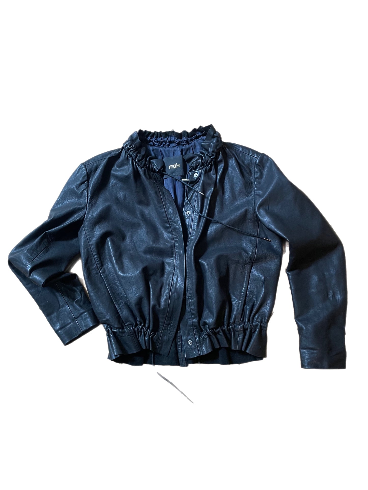 MAJE leather bomber