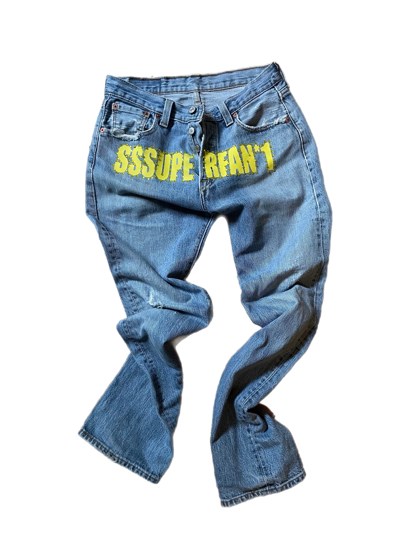 SSSUPERDENIM*1 signature logo jeans