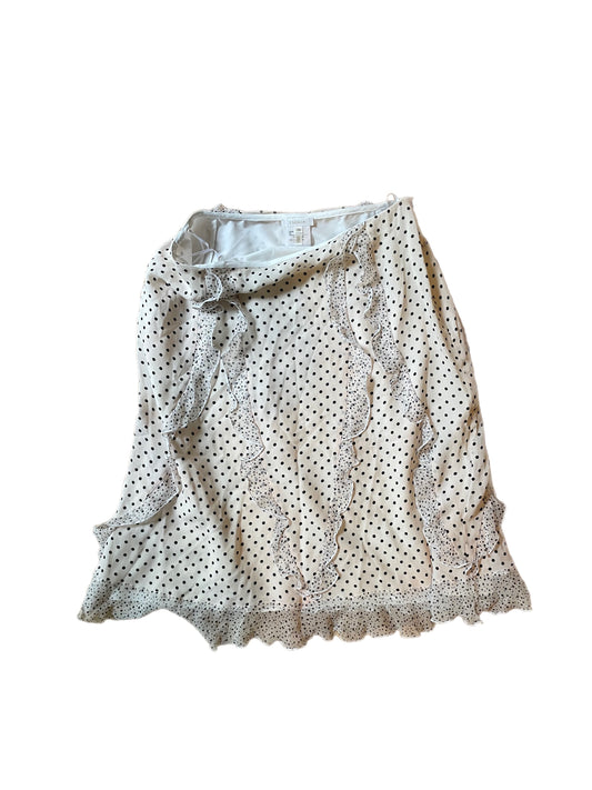 ESCADA polkadot silk skirt