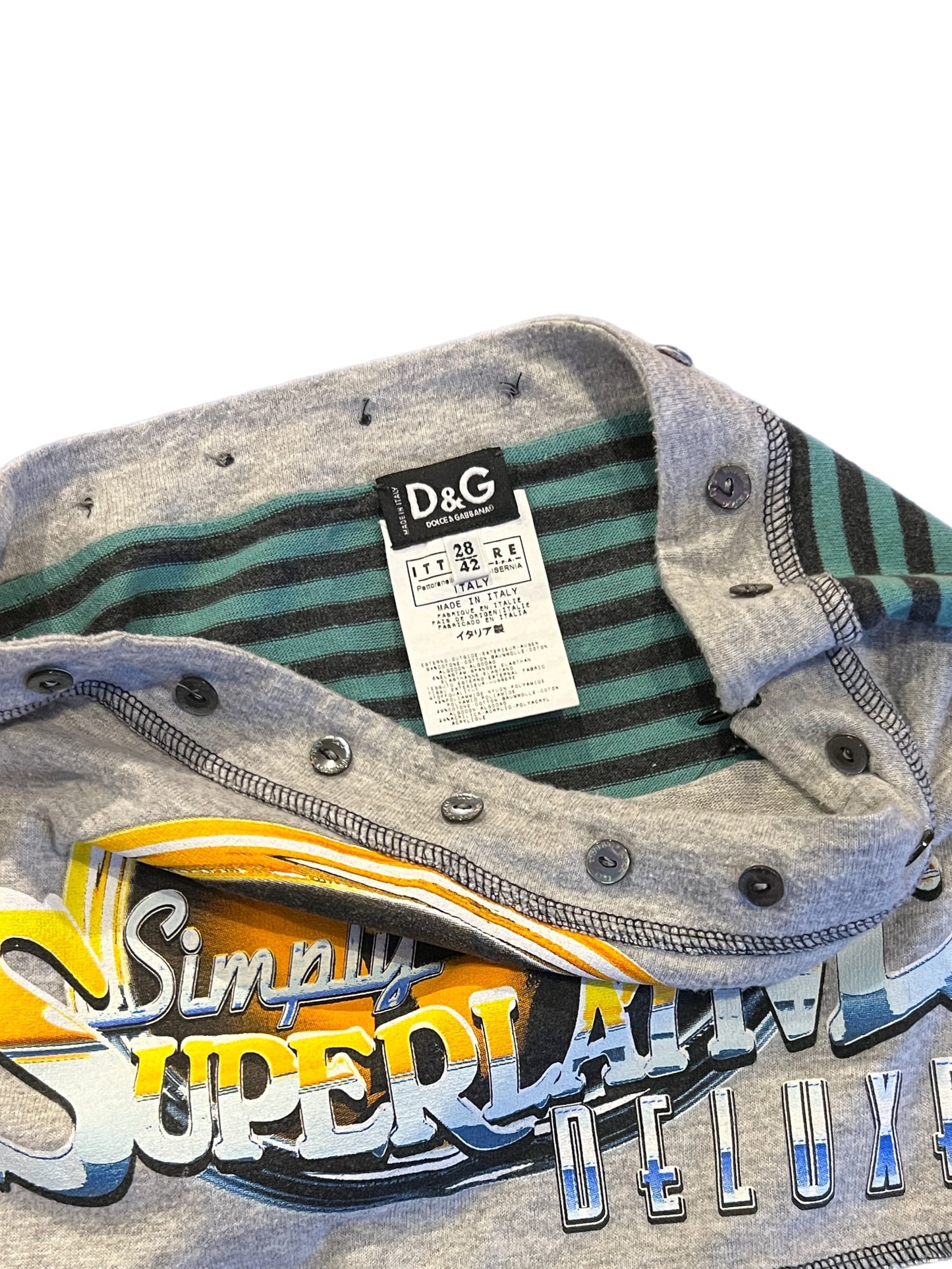 D&G jersey printed skirt